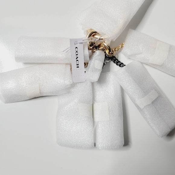 Coach Perforated Metal Bag Charm - Picture 2 of 3